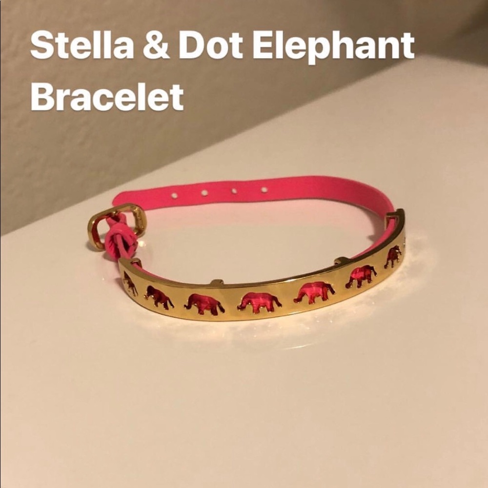 Stella & Dot elephant bracelet